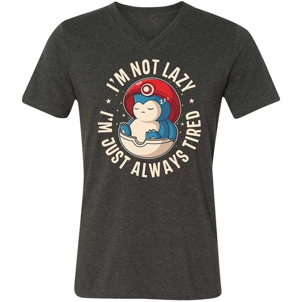 Unisex V-Neck T-Shirt - UT5T9K3M - Dark Grey Heather - 9
