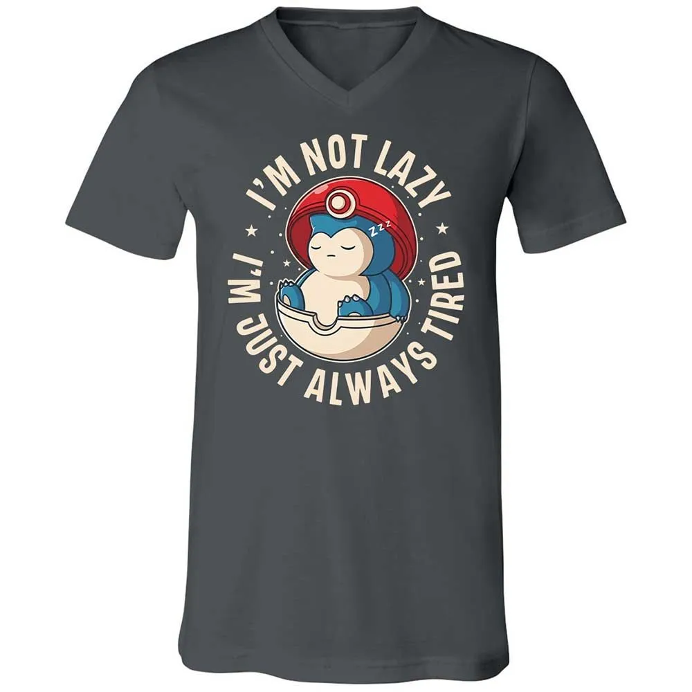 Unisex V-Neck T-Shirt - UT5T9K3M - Asphalt - 13
