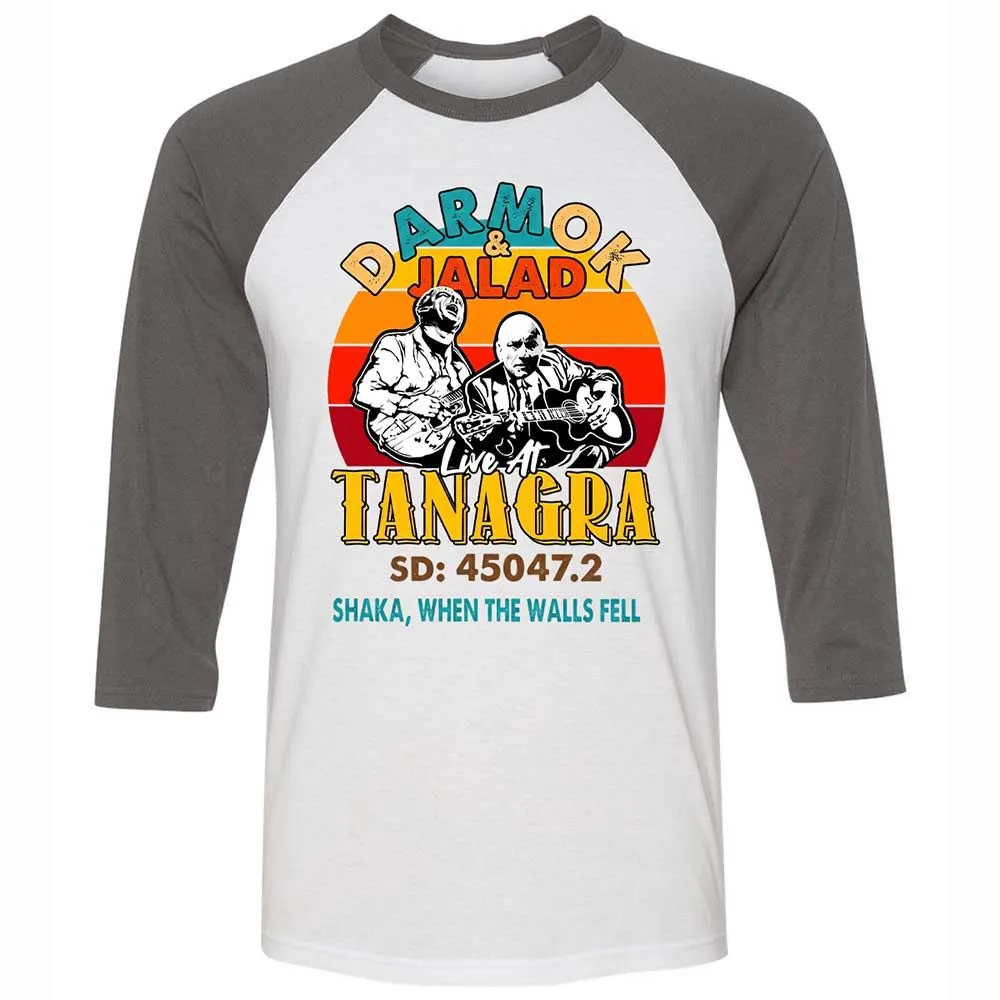 Unisex 3/4 Baseball Tee - 265KY4NY - White/Asphalt - 2