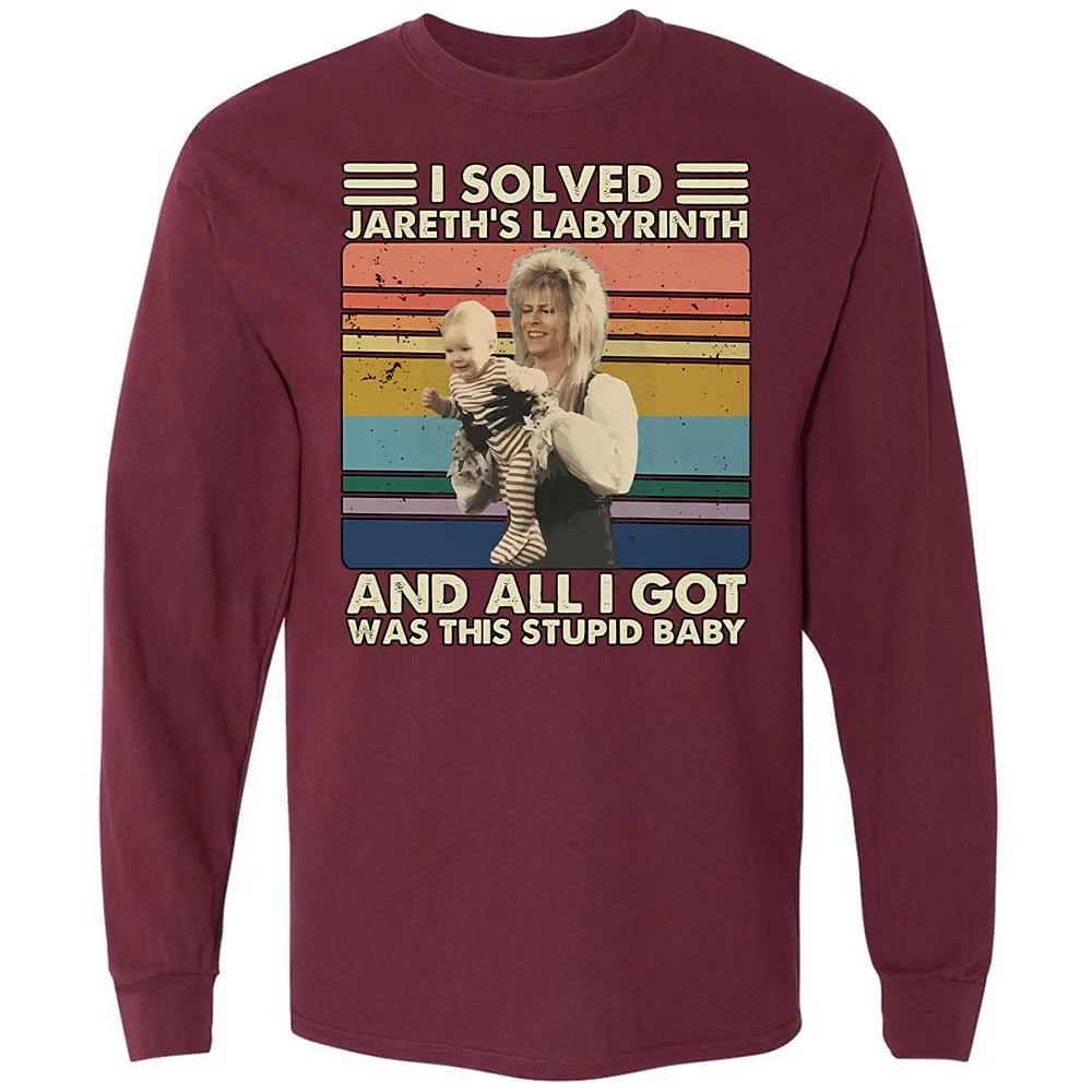Long Sleeve T-Shirt - YCR4CQA4 - Maroon - 6