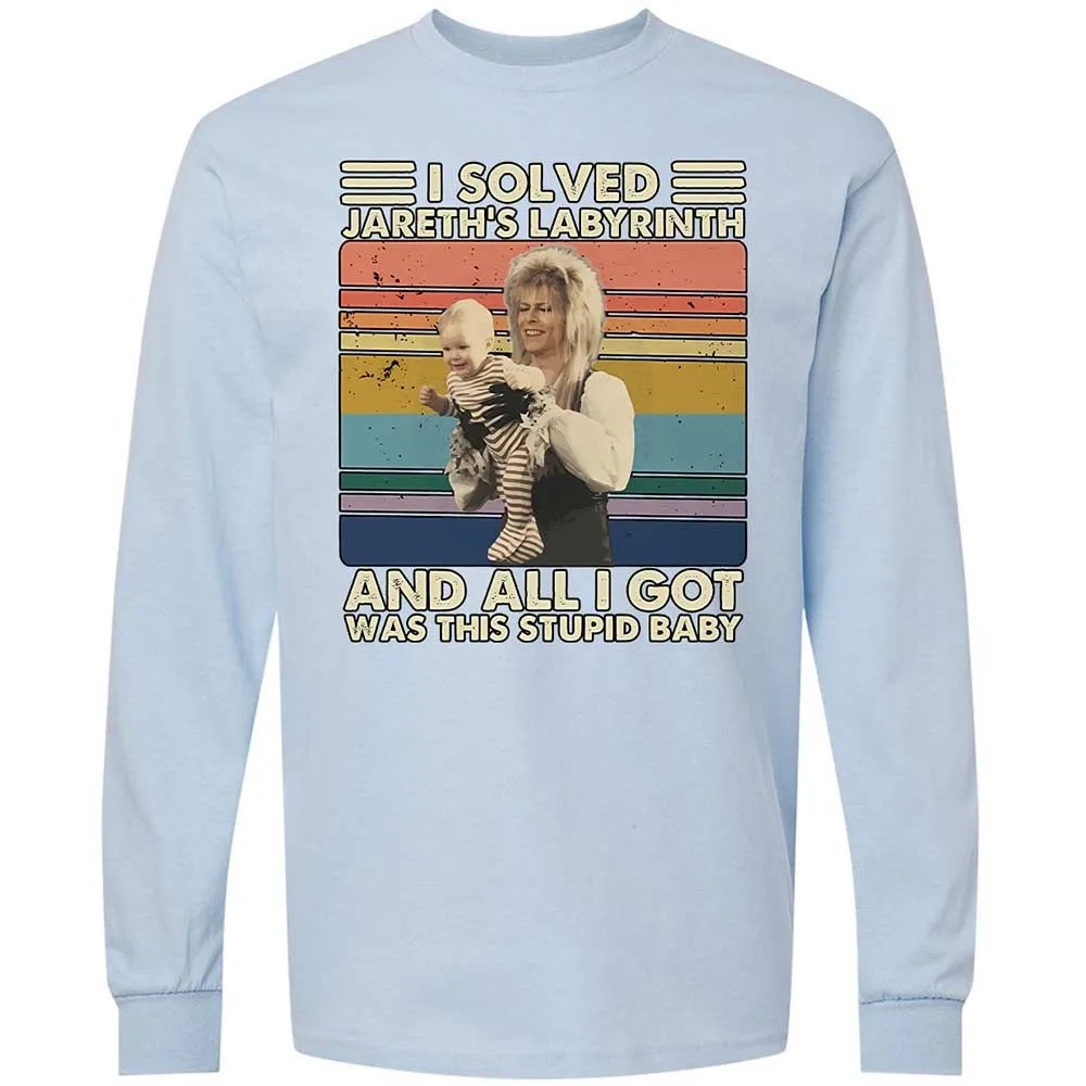 Long Sleeve T-Shirt - YCR4CQA4 - Light Blue - 18