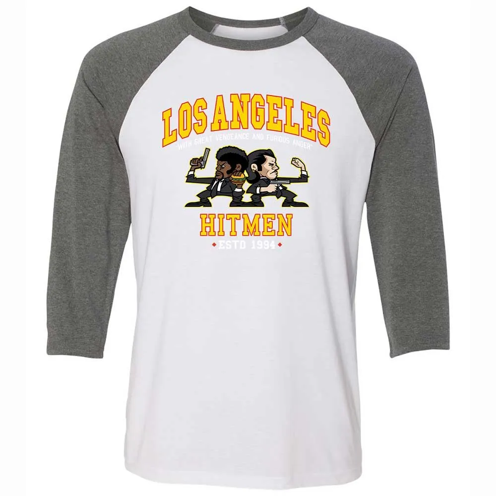 Unisex 3/4 Baseball Tee - ASYTH1AX - White/Deep Heather - 11
