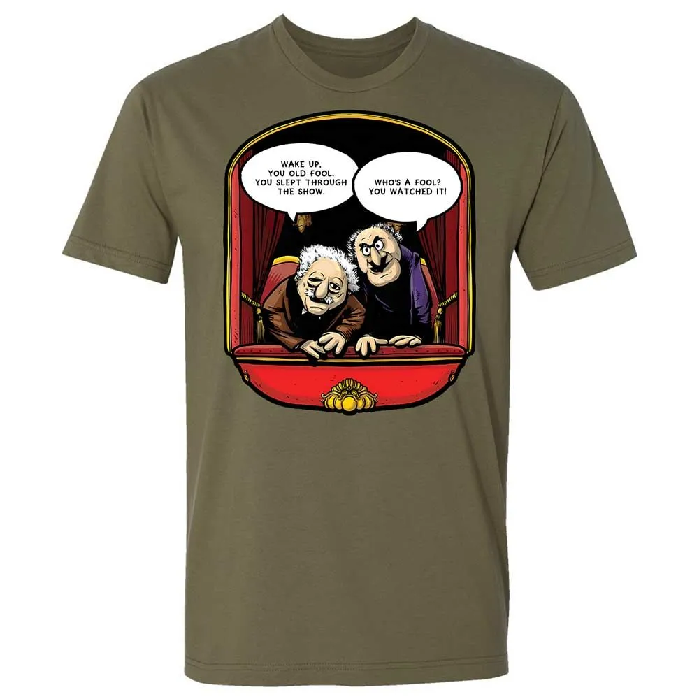 Statler and Waldorf (Wake Up) - Military Green - 12