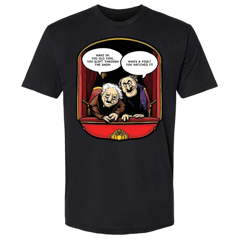 Statler and Waldorf (Wake Up) - Black - 14