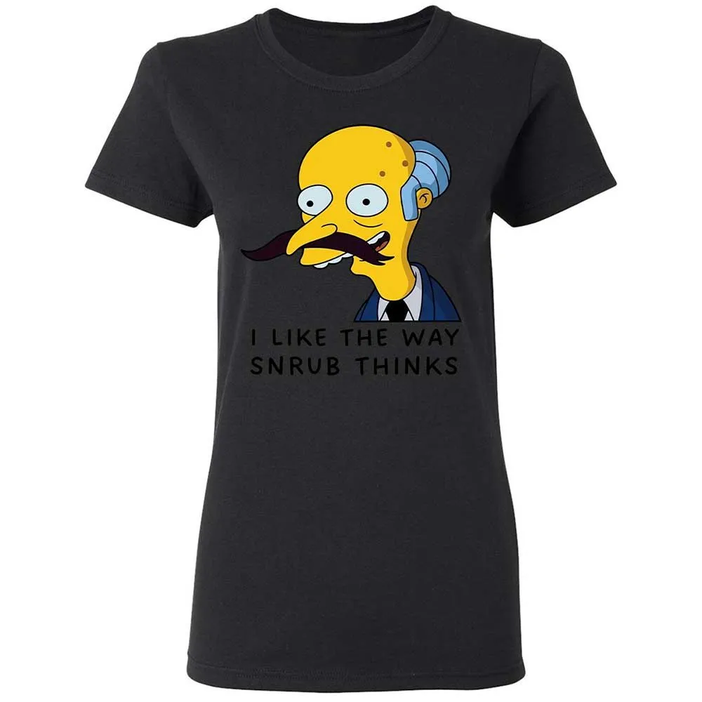 I Like the Way Snrub Thinks - Black - 13