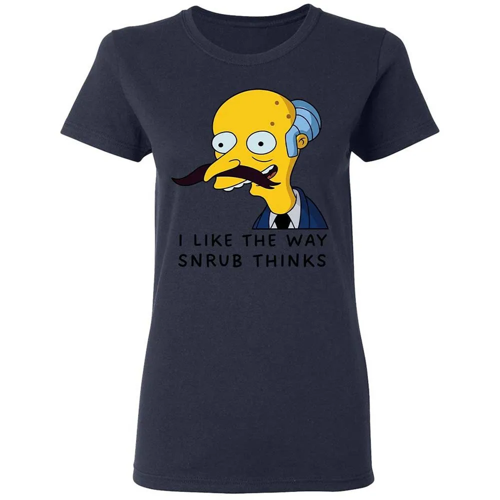 I Like the Way Snrub Thinks - Navy - 14