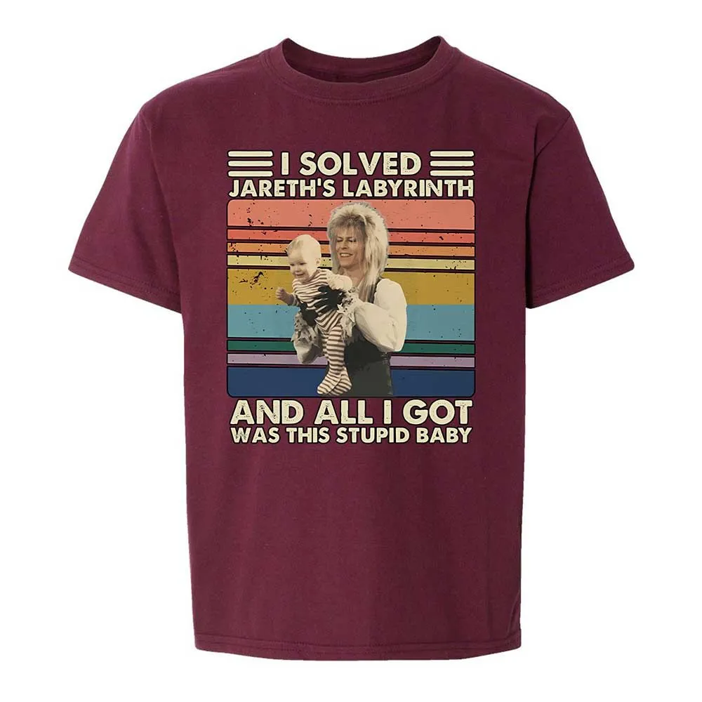 Kids T-Shirt - ZYJD851D - Maroon - 14