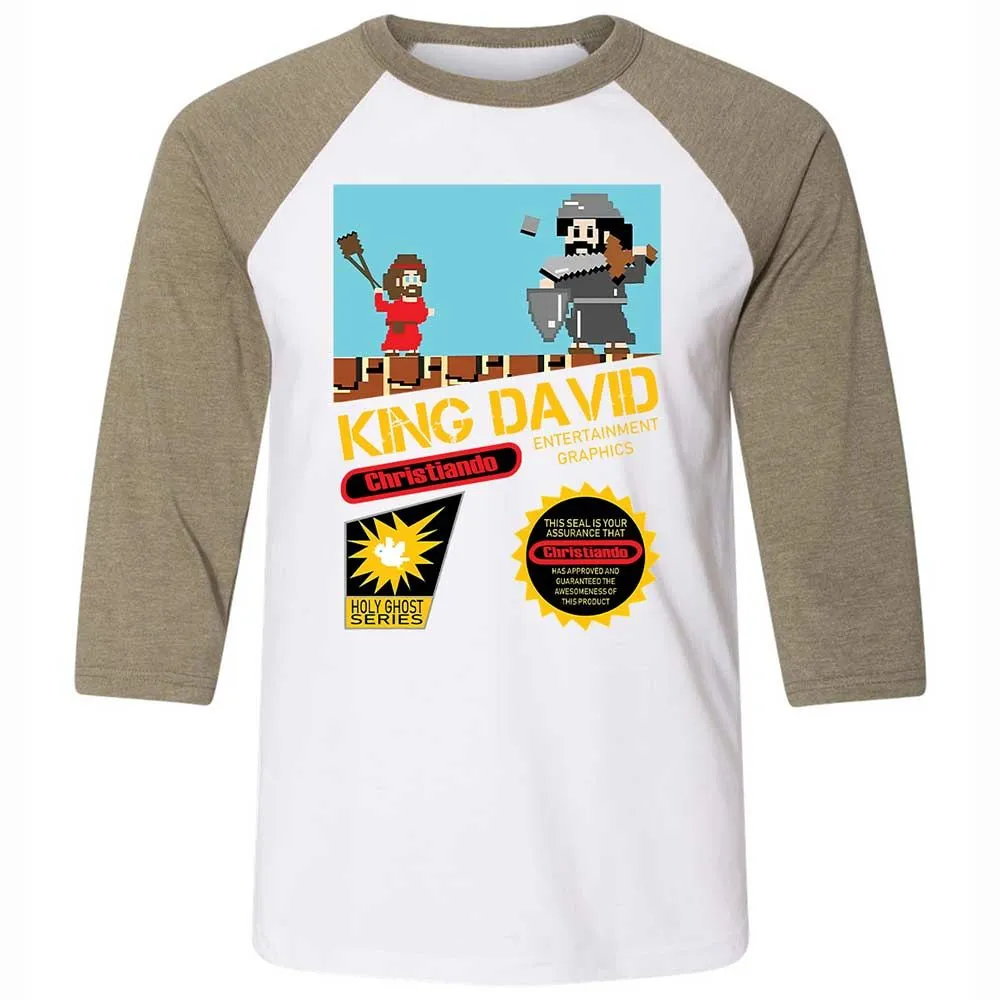 David Vs Goliath Cool Christian - White/Heather Olive - 4