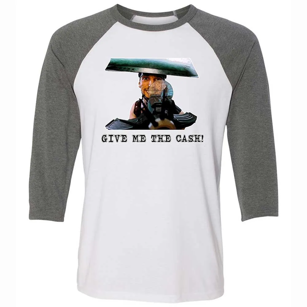 Unisex 3/4 Baseball Tee - SJ6A9B51 - White/Deep Heather - 11