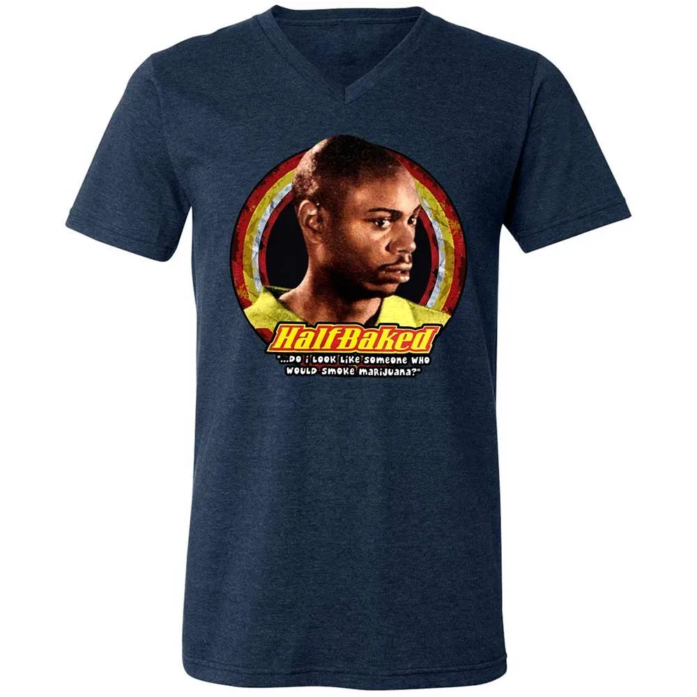 Unisex V-Neck T-Shirt - 9PQ6J2YV - Heather Navy - 3
