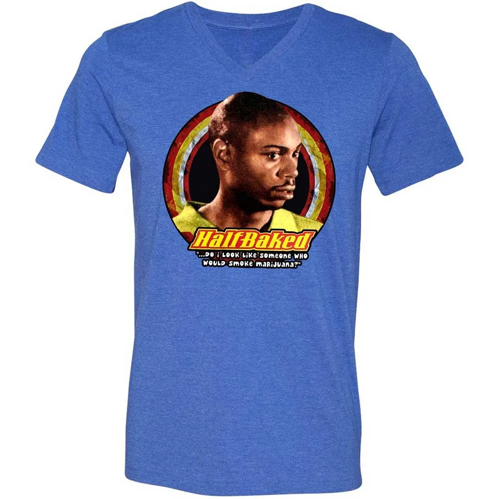 Unisex V-Neck T-Shirt - 9PQ6J2YV - Heather True Royal - 5
