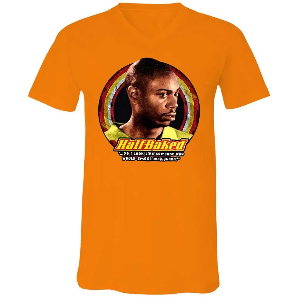 Unisex V-Neck T-Shirt - 9PQ6J2YV - Orange - 12