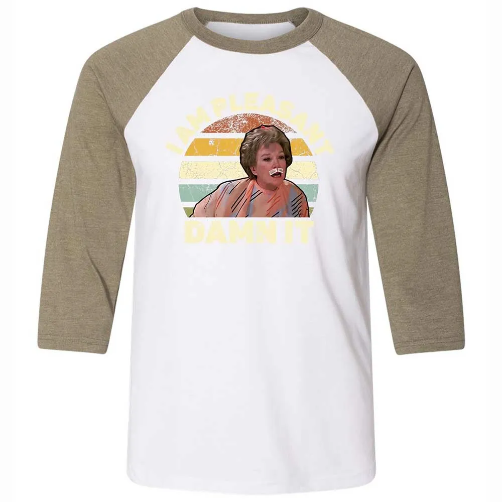 Unisex 3/4 Baseball Tee - 1MZWDVAF - White/Heather Olive - 4