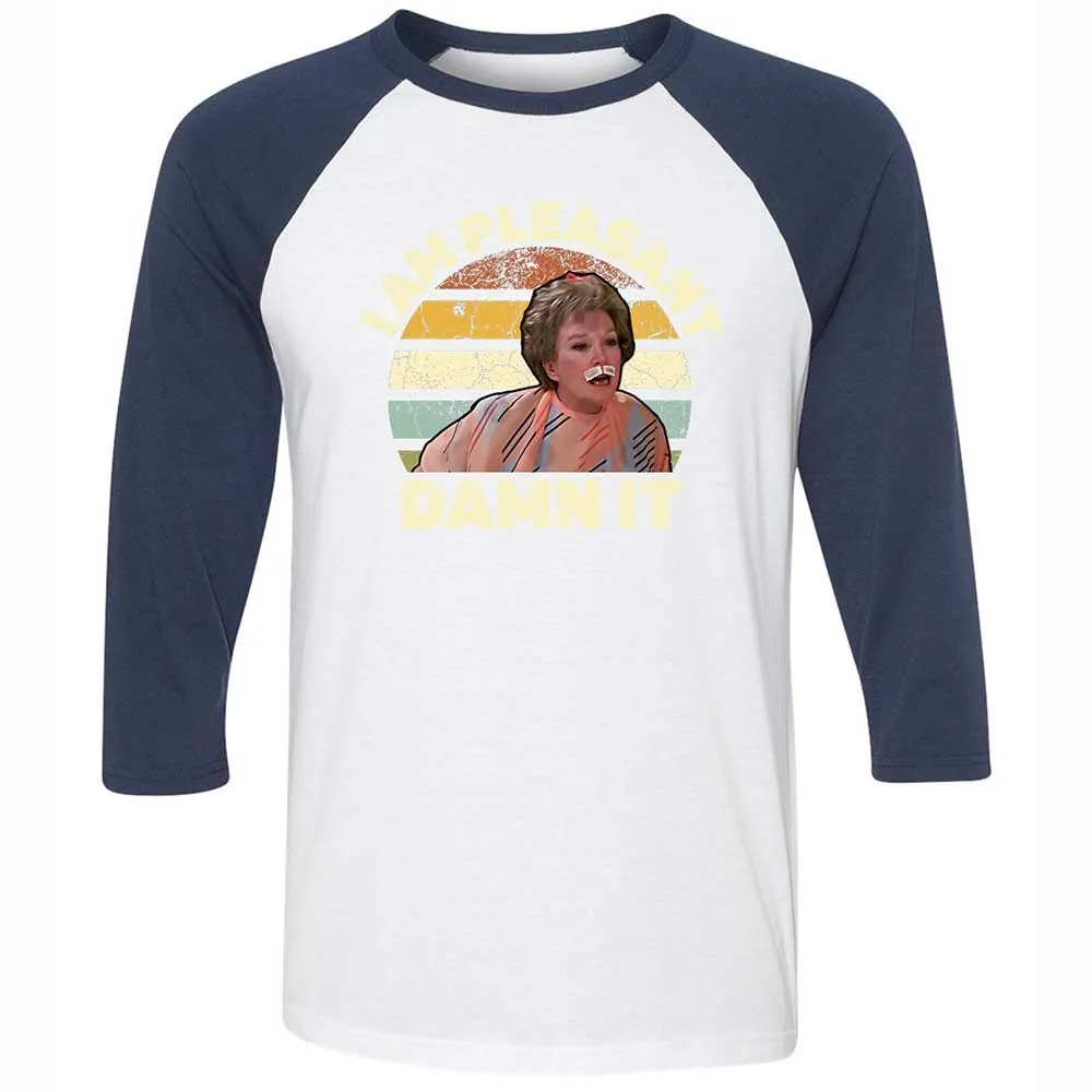 Unisex 3/4 Baseball Tee - 1MZWDVAF - White/Navy - 8