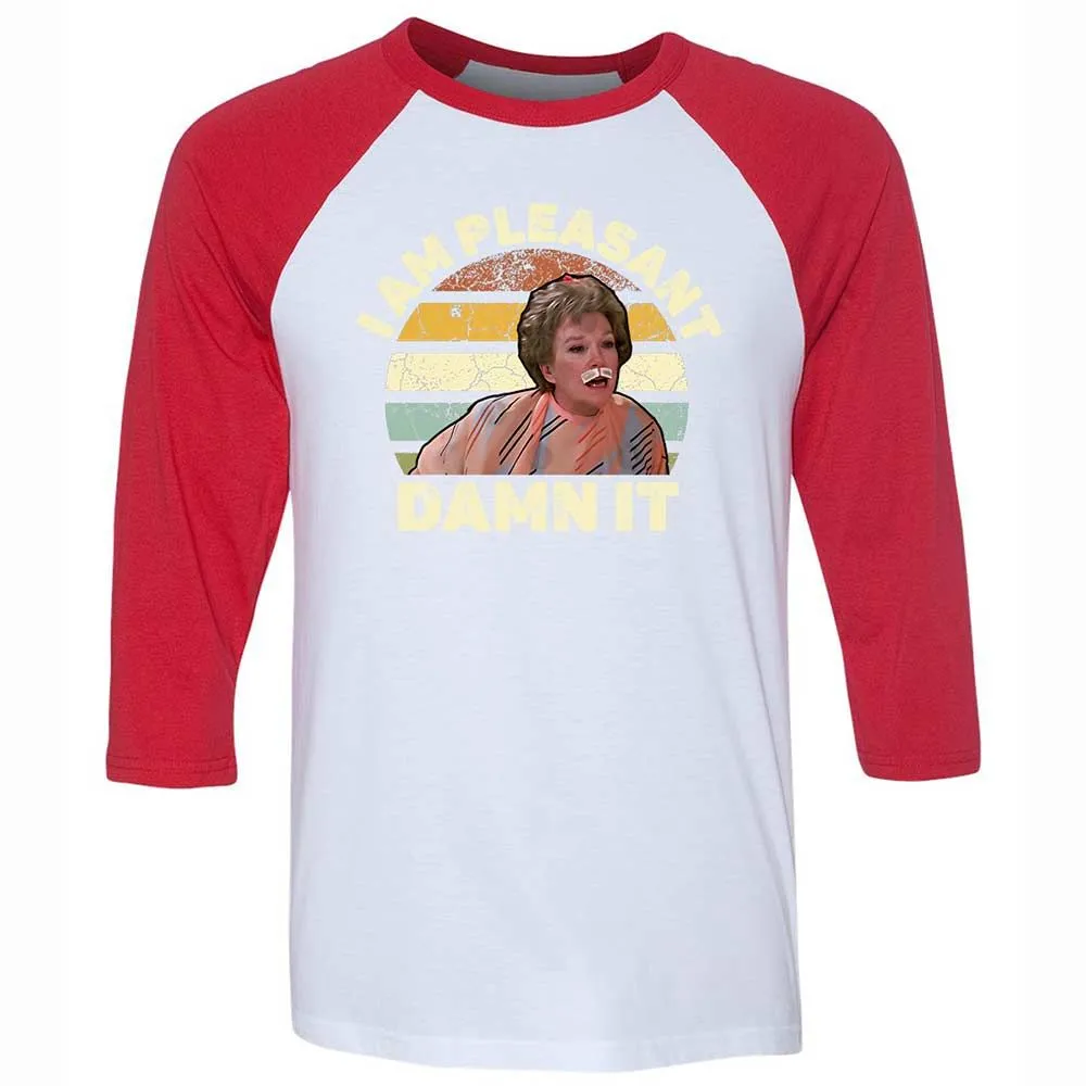 Unisex 3/4 Baseball Tee - 1MZWDVAF - White/Red - 9