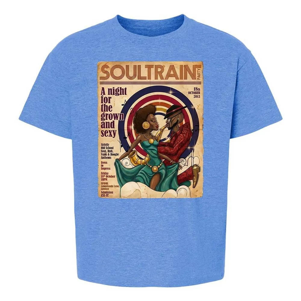 Kids T-Shirt - PX8RQUYA - Heather Royal - 13