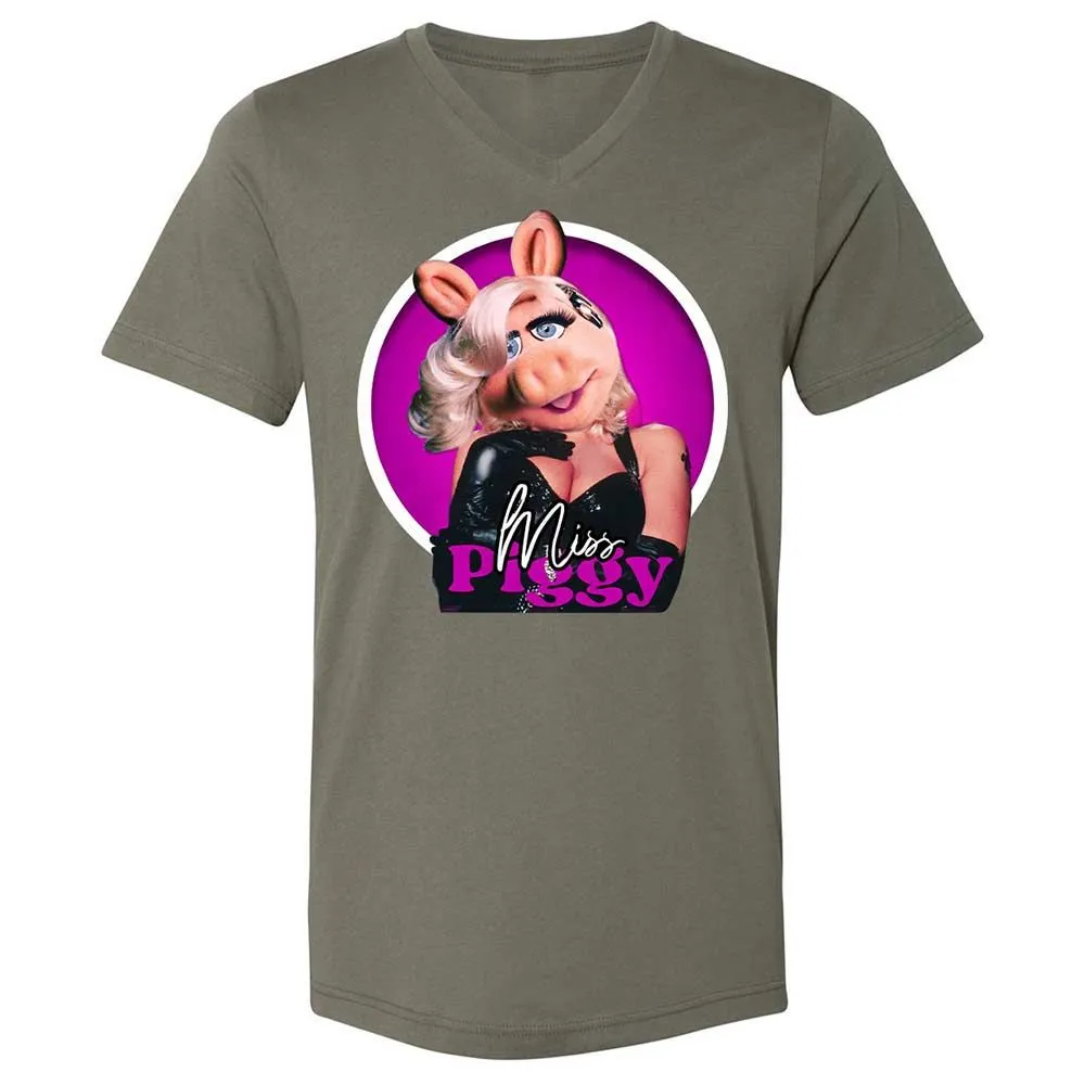 Unisex V-Neck T-Shirt - 8G4XCMEK - Military Green - 11