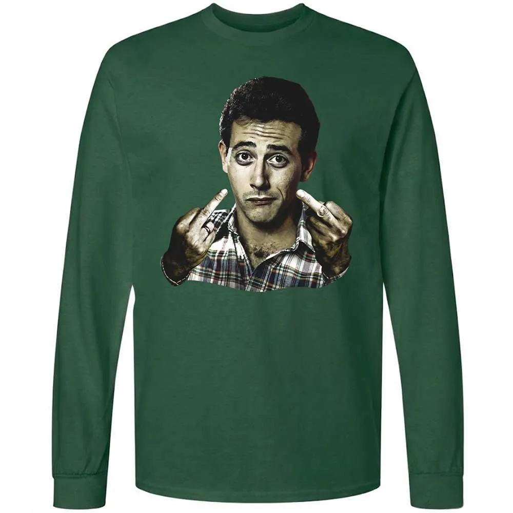 Long Sleeve T-Shirt - ZQ6MR34J - Forest Green - 4