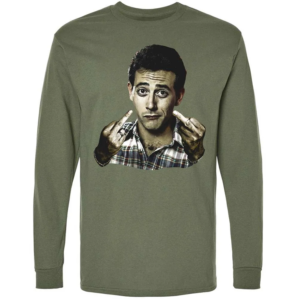 Long Sleeve T-Shirt - ZQ6MR34J - Military Green - 9