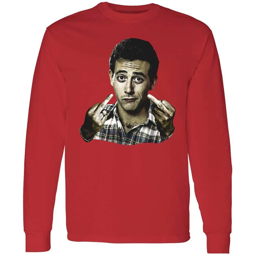 Long Sleeve T-Shirt - ZQ6MR34J - Red - 11