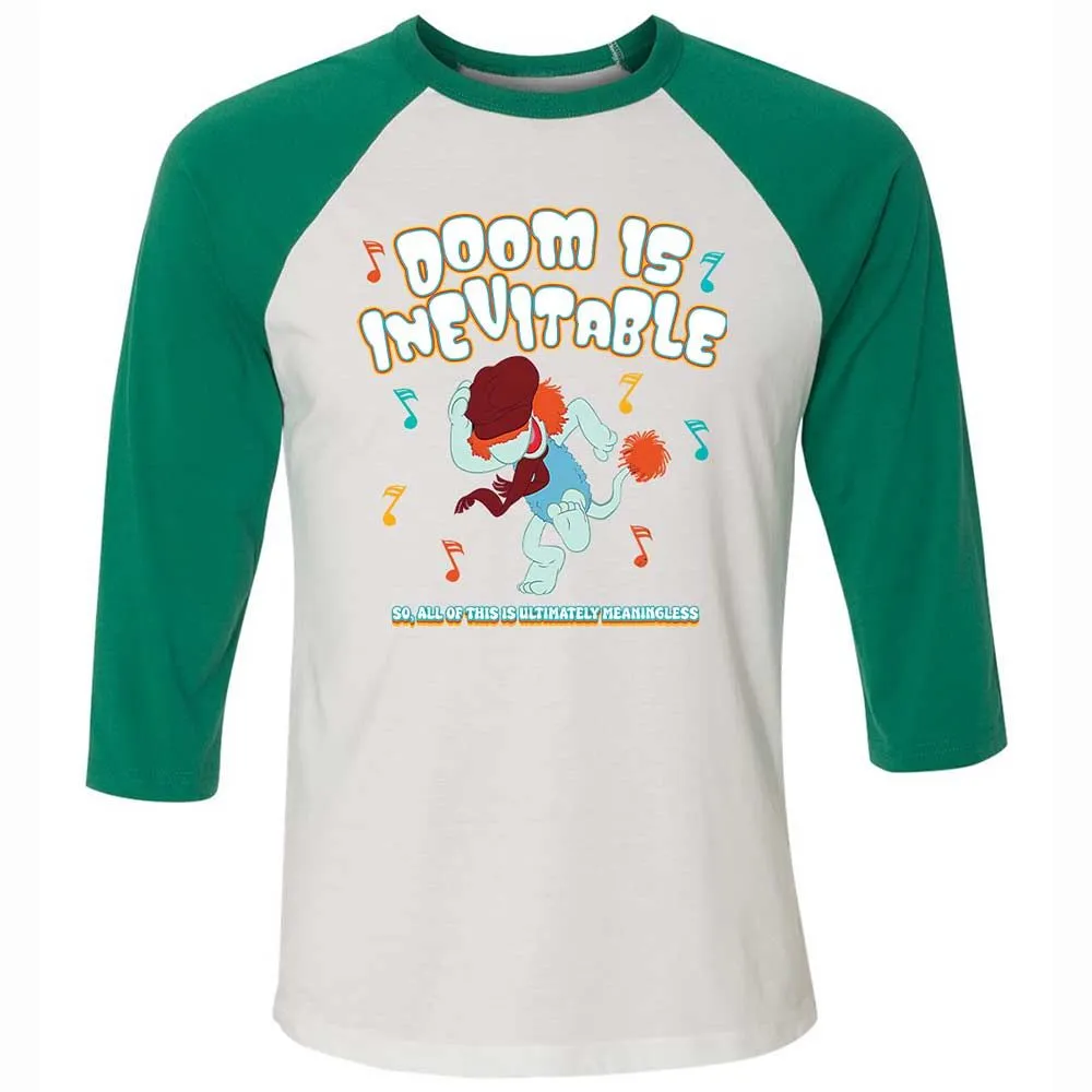 Unisex 3/4 Baseball Tee - YAFSR5BV - White/Kelly - 6