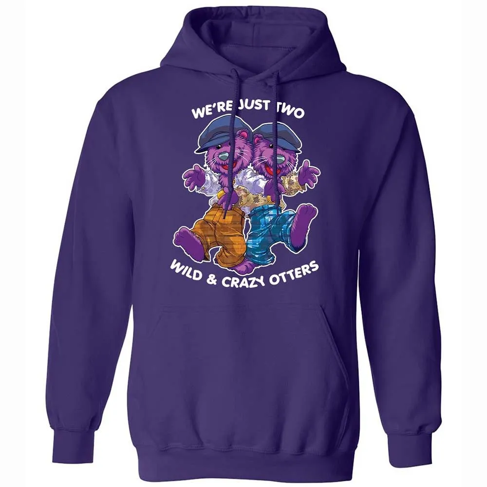 Two wild & crazy otters - Purple - 12