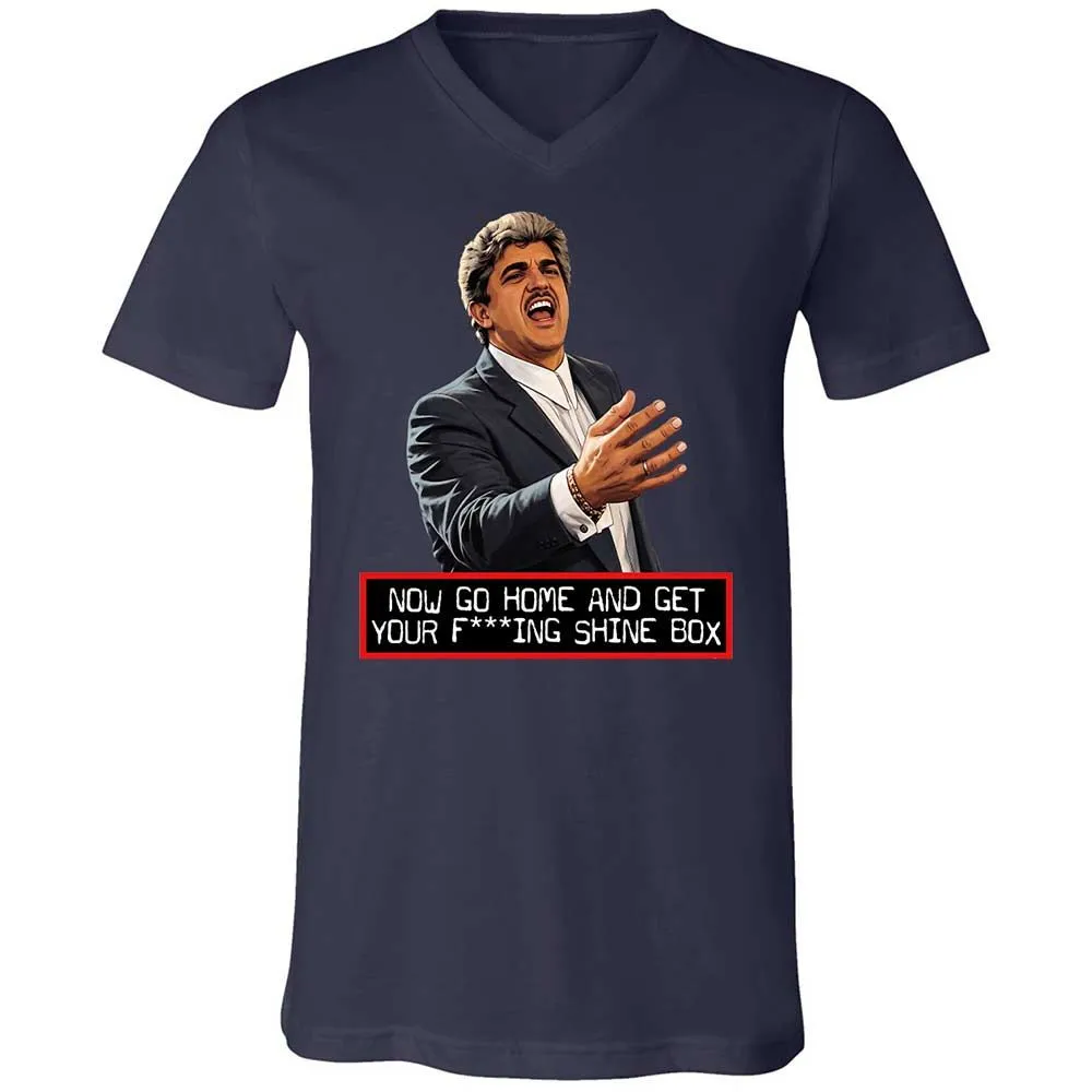 Unisex V-Neck T-Shirt - PZ7LXY1D - Navy - 2
