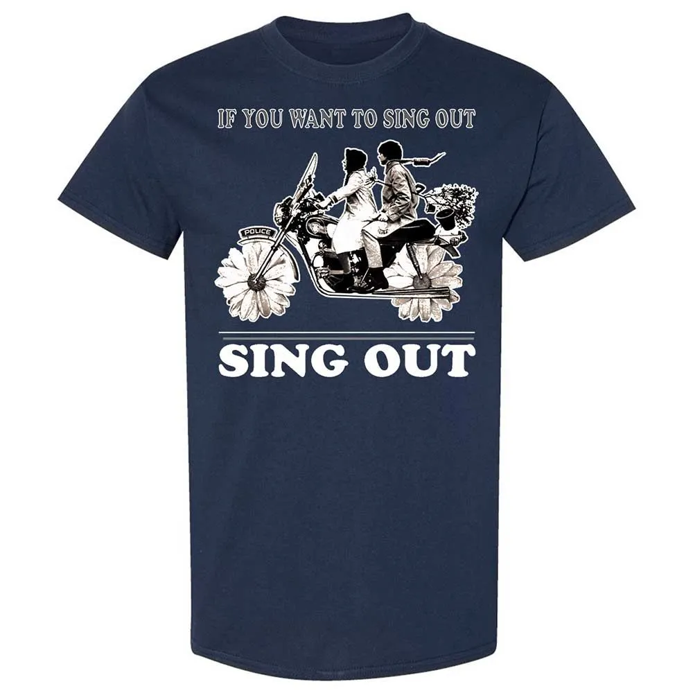 If you want to sing out, sing out - Navy - 2