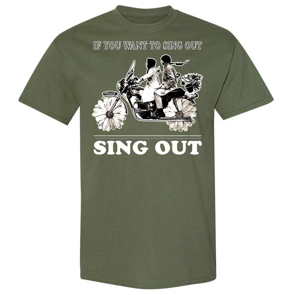 If you want to sing out, sing out - Military Green - 9
