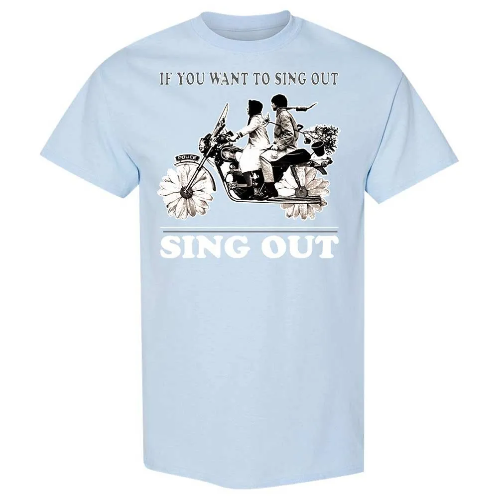 If you want to sing out, sing out - Light Blue - 20