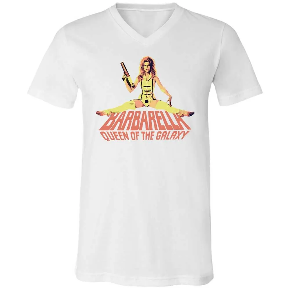 Unisex V-Neck T-Shirt - B485ZA3H - White - 16