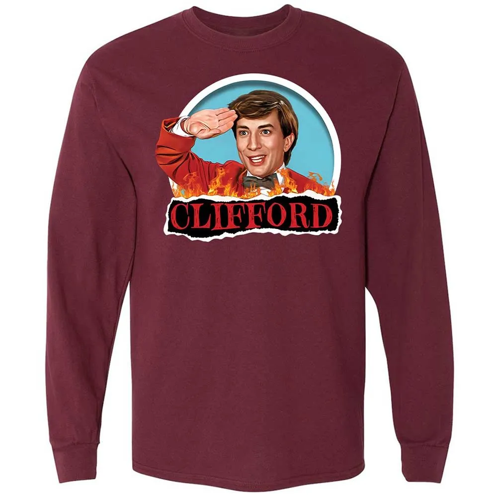Long Sleeve T-Shirt - NHQ2FW7C - Maroon - 6