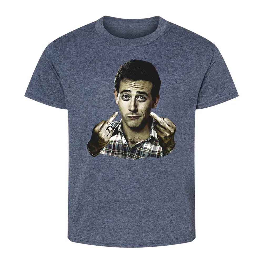 Kids T-Shirt - R5MG1UGJ - Heather Navy - 9
