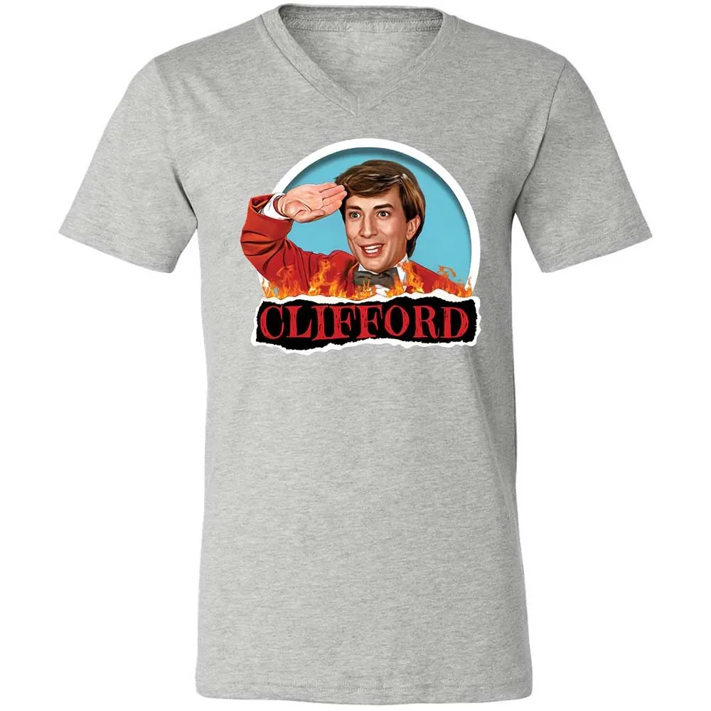 Unisex V-Neck T-Shirt - YJZTG1TV - Athletic Heather - 15