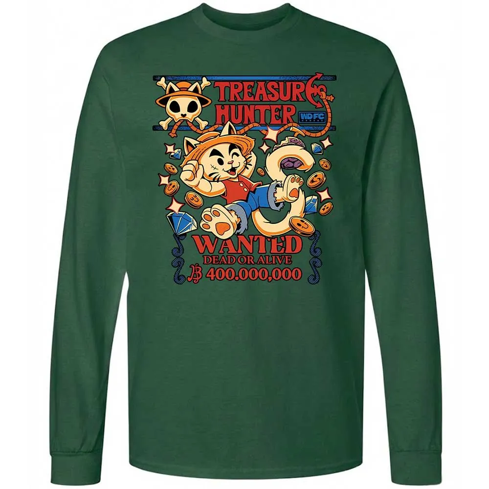 Long Sleeve T-Shirt - YHFTXG6U - Forest Green - 4