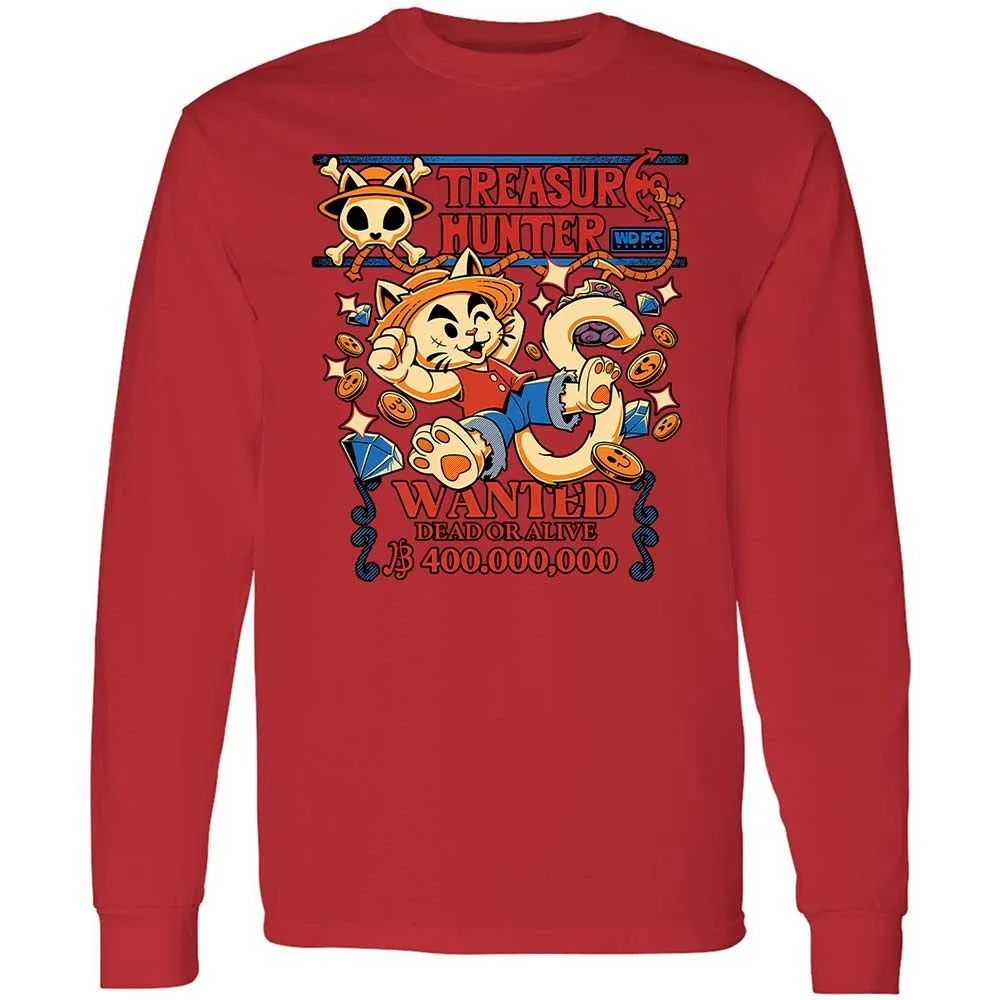 Long Sleeve T-Shirt - YHFTXG6U - Red - 11