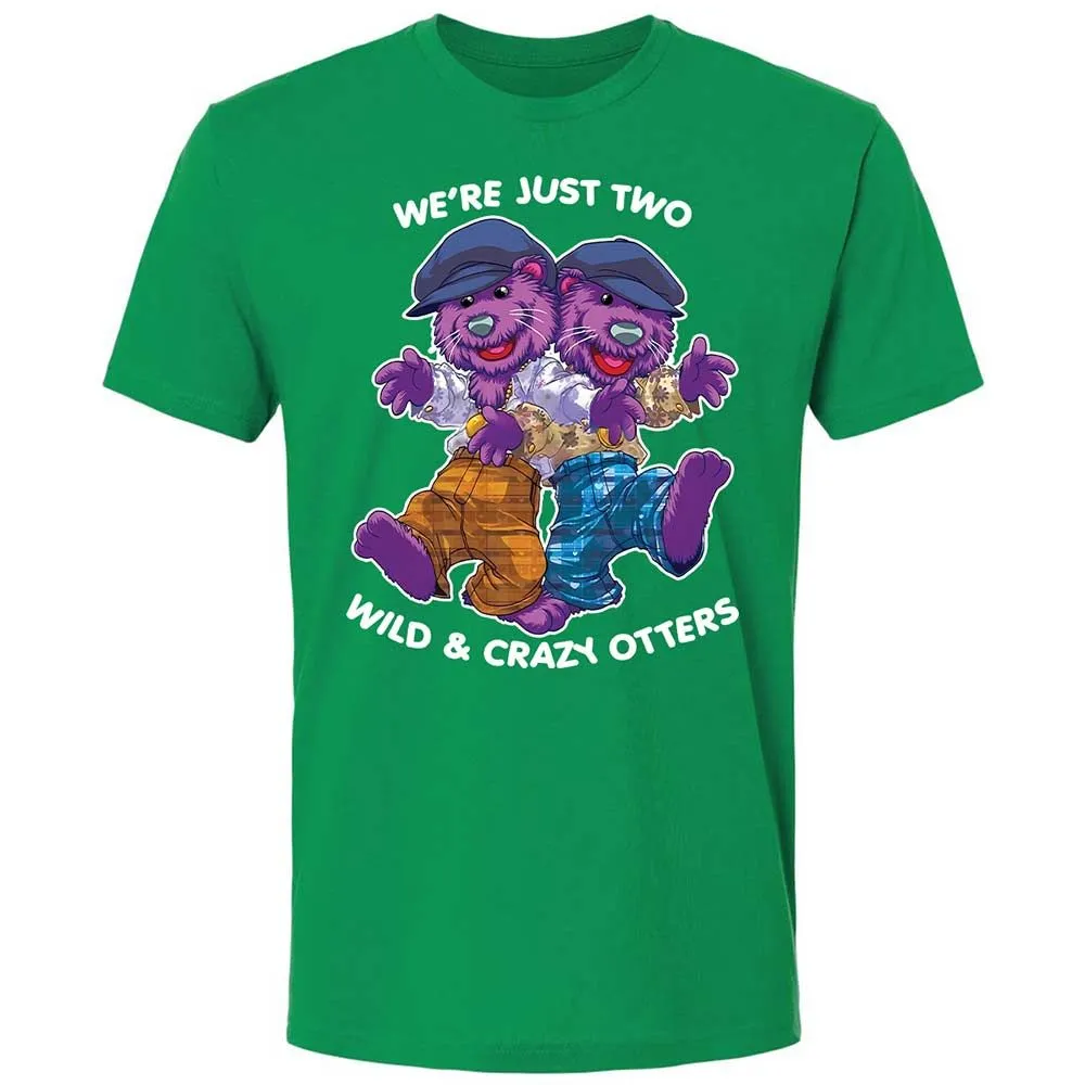 Two wild & crazy otters - Kelly Green - 13