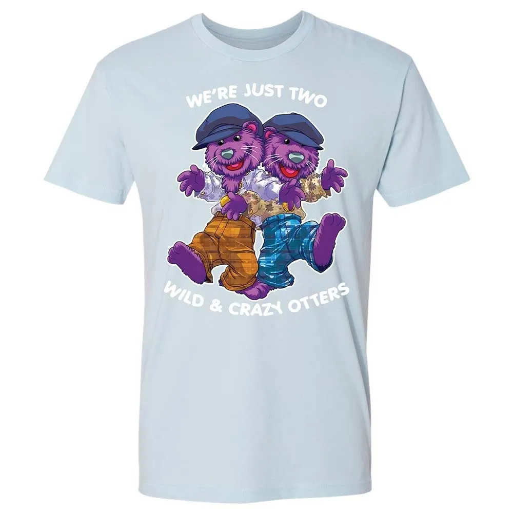 Two wild & crazy otters - Light Blue - 21