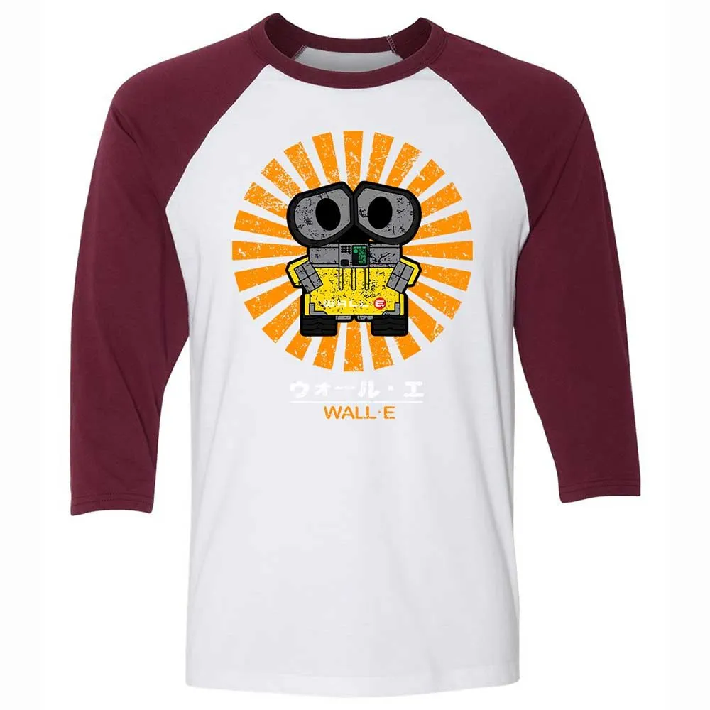 Unisex 3/4 Baseball Tee - HCDSDHSQ - White/Maroon - 7