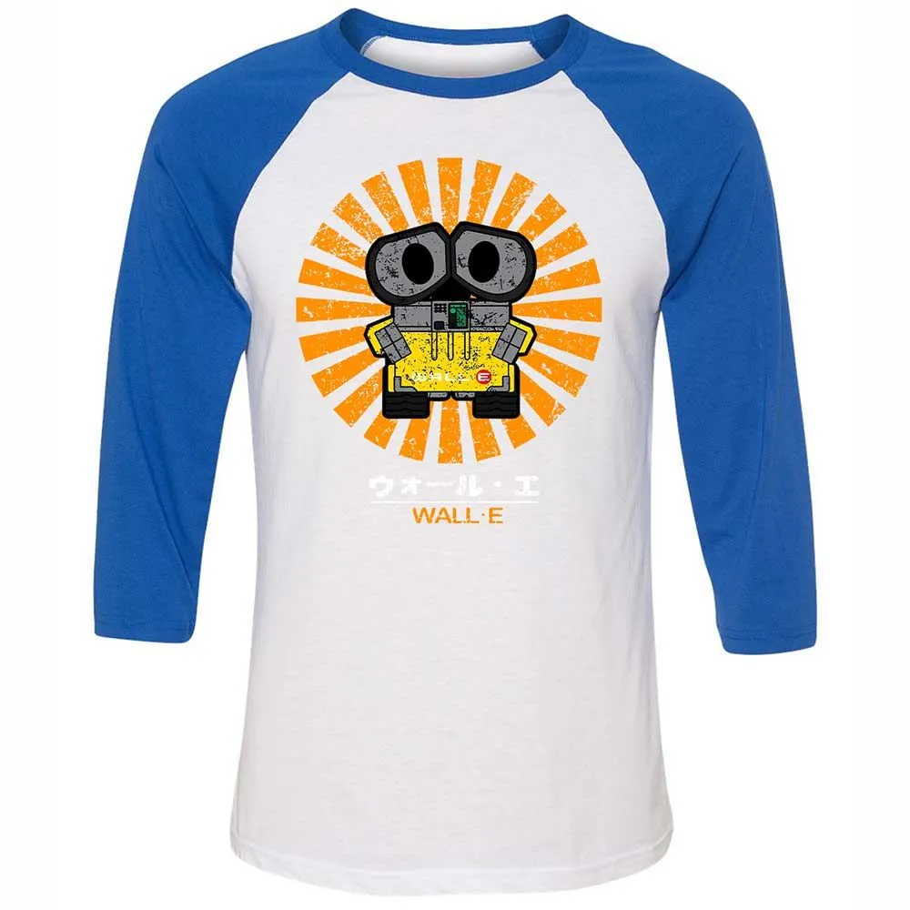 Unisex 3/4 Baseball Tee - HCDSDHSQ - White/True Royal - 10