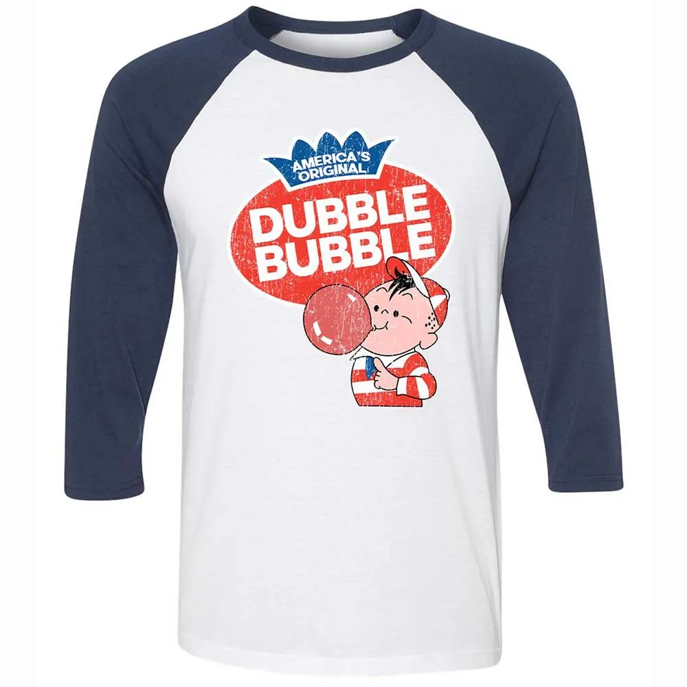 Unisex 3/4 Baseball Tee - 7KC9712Q - White/Navy - 8