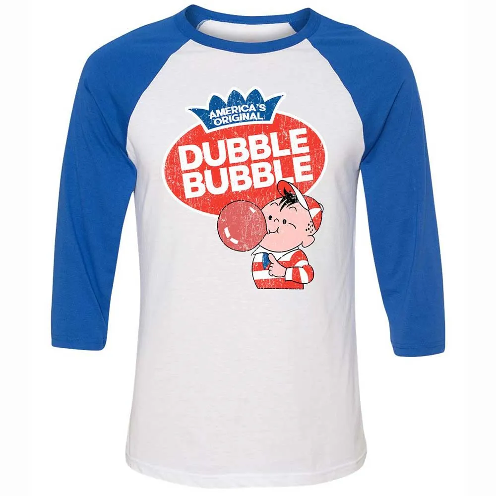 Unisex 3/4 Baseball Tee - 7KC9712Q - White/True Royal - 10