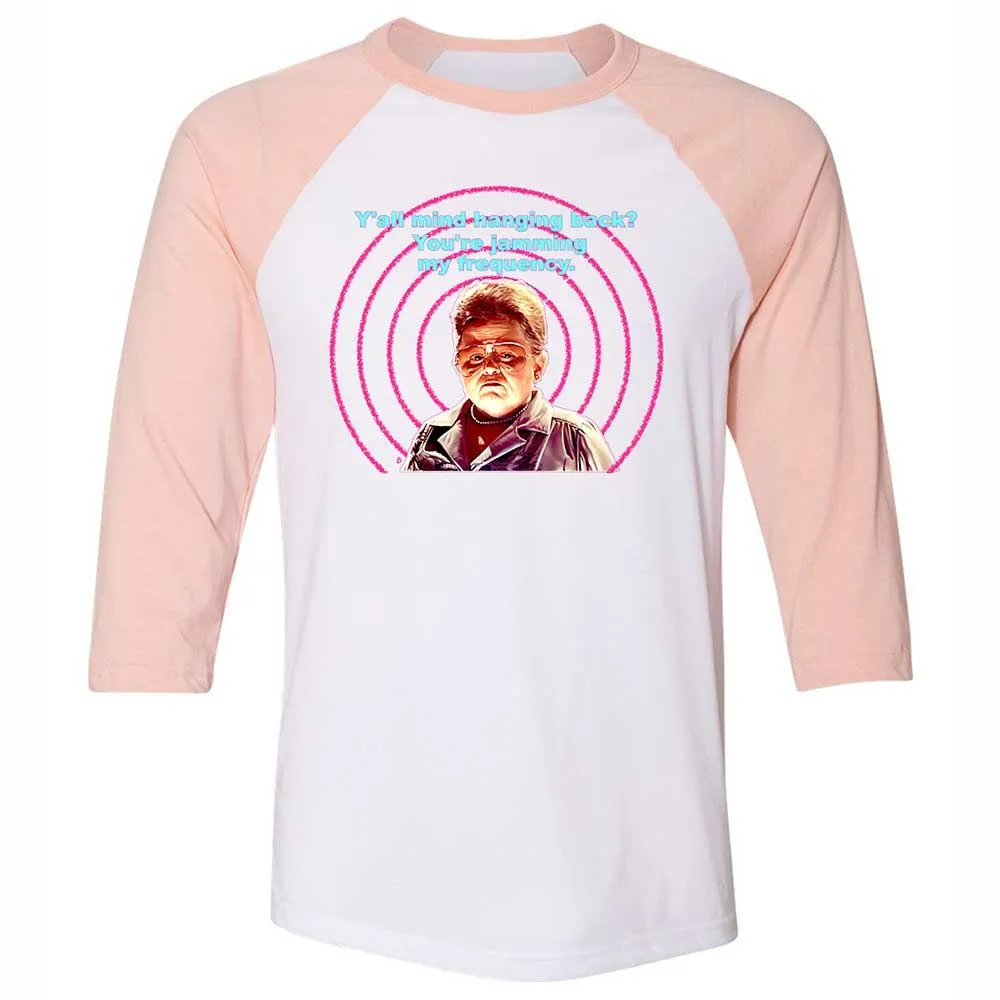 Unisex 3/4 Baseball Tee - N4CPBYYM - White/Heather Peach - 5