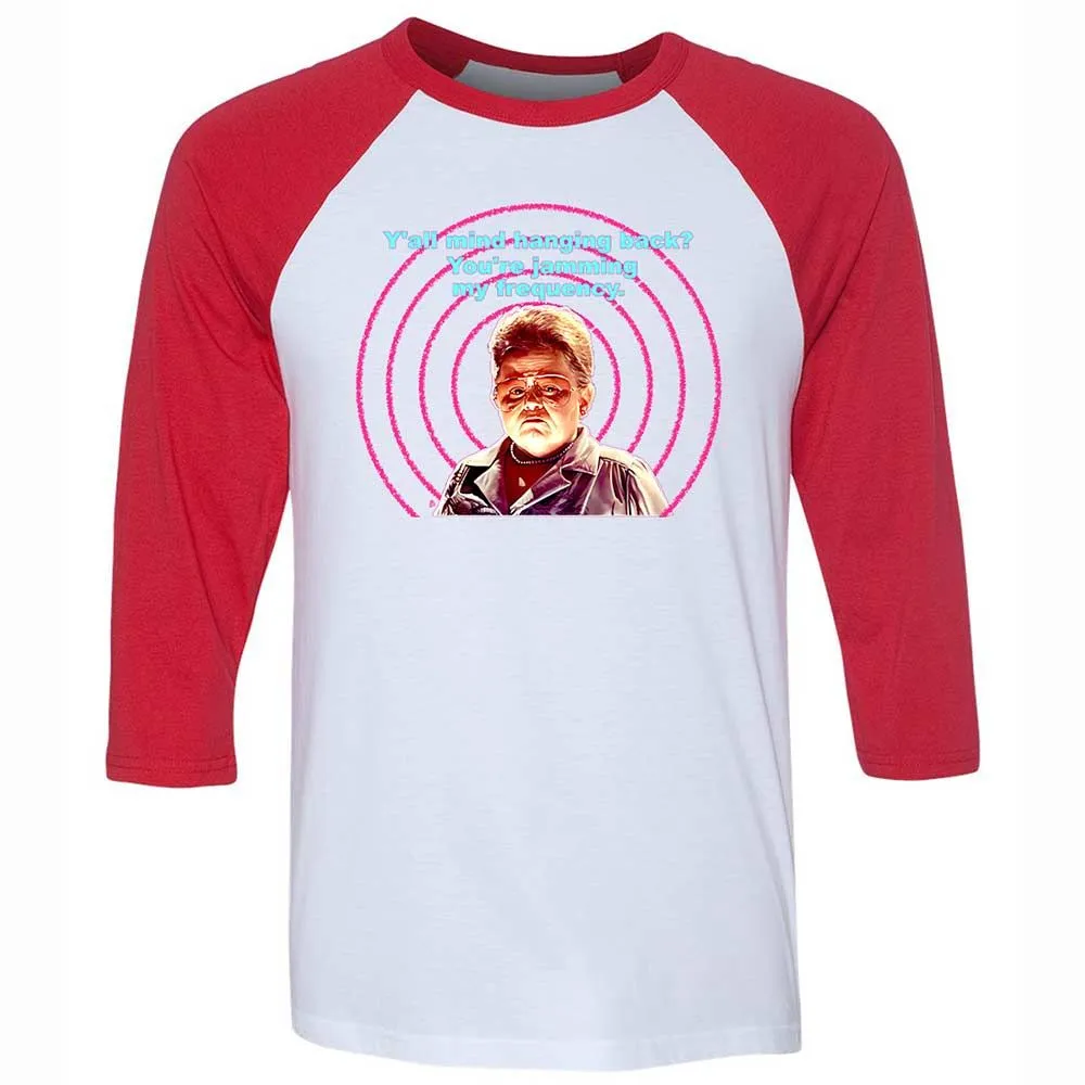 Unisex 3/4 Baseball Tee - N4CPBYYM - White/Red - 9