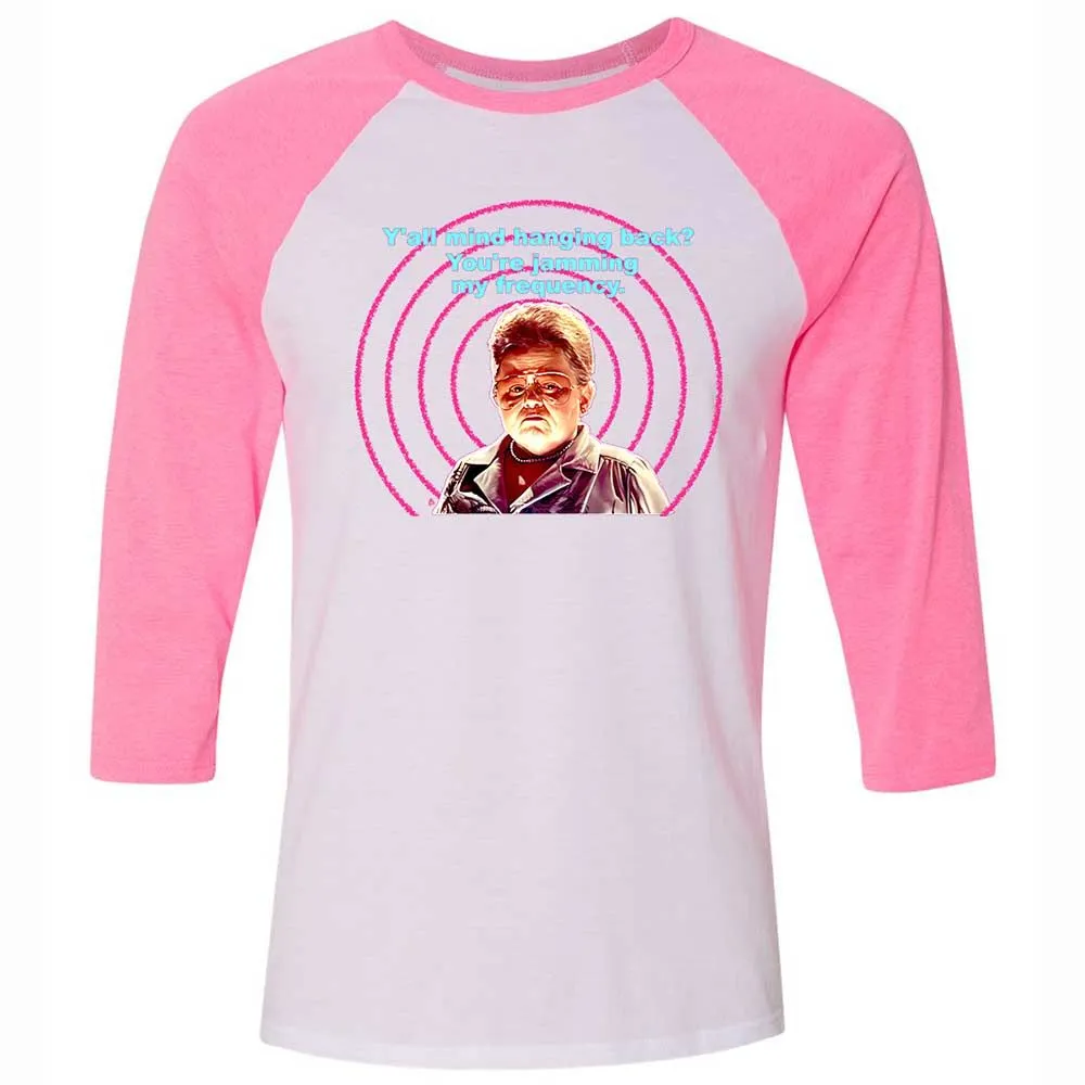 Unisex 3/4 Baseball Tee - N4CPBYYM - White/Neon Pink - 12