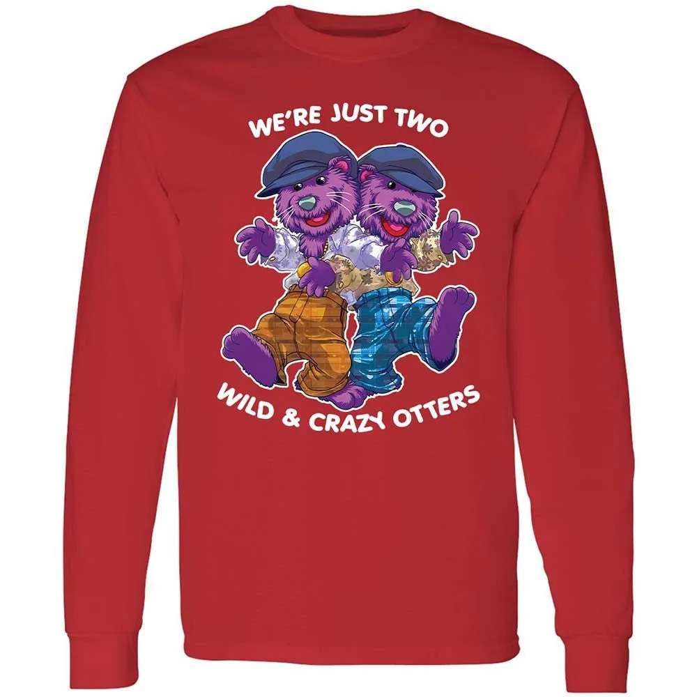 Two wild & crazy otters - Red - 11