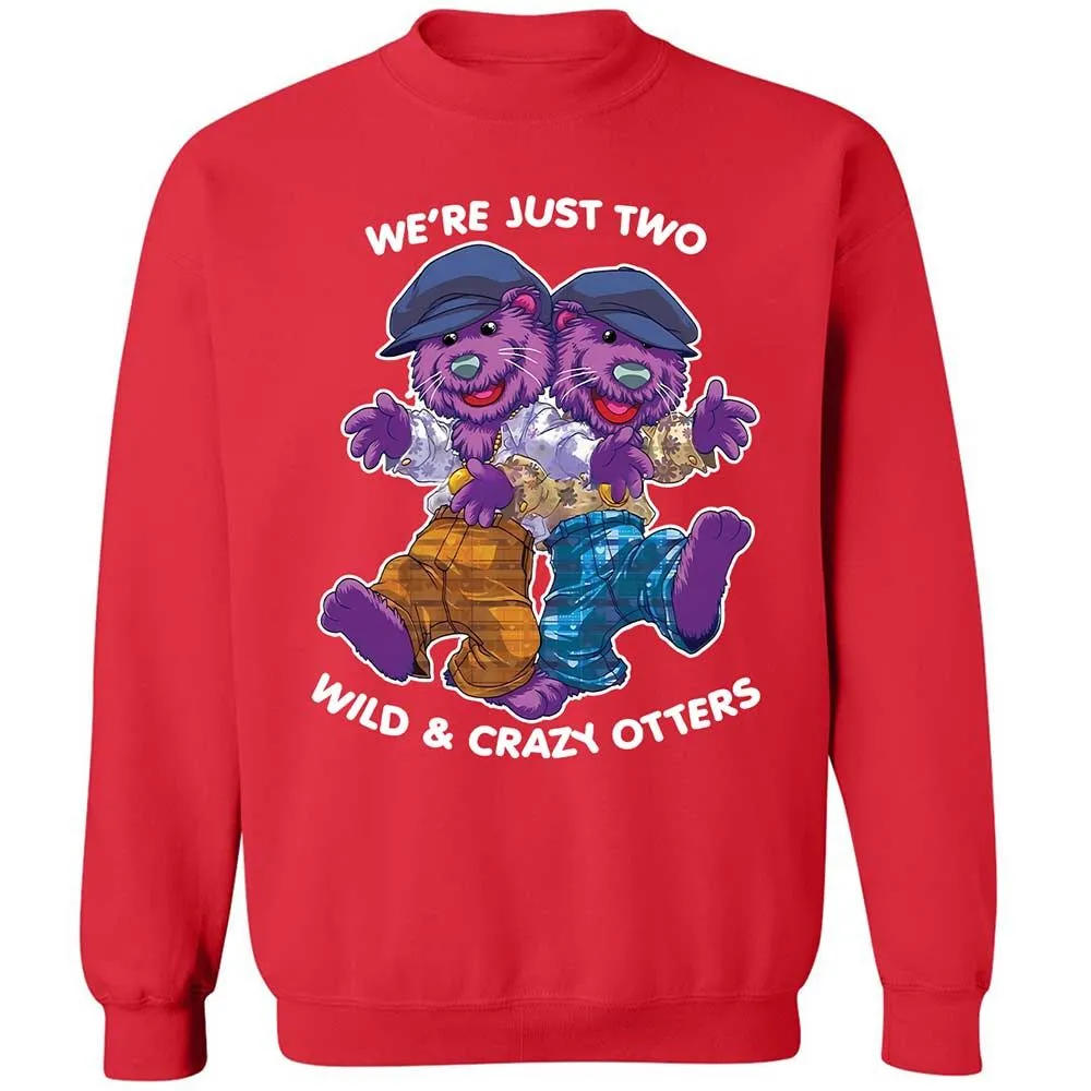Two wild & crazy otters - Red - 10