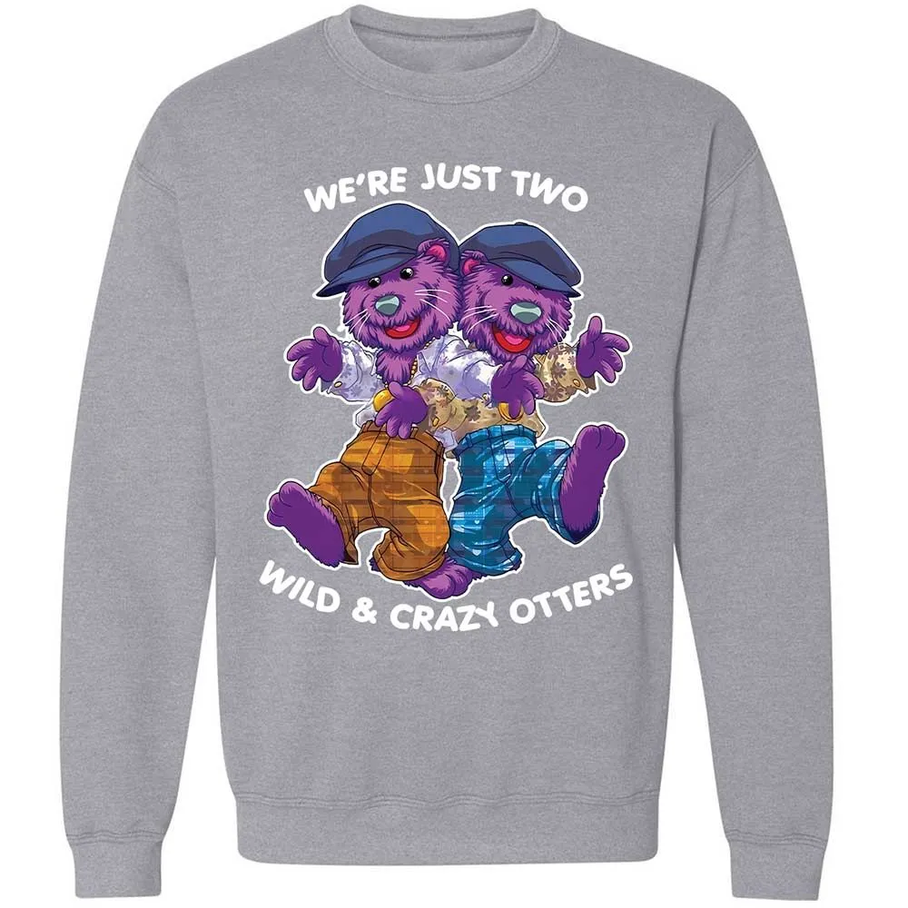 Two wild & crazy otters - Sport Grey - 17