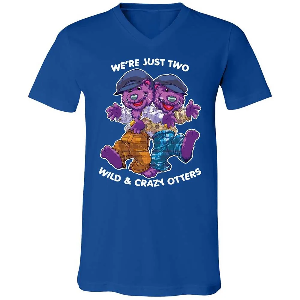 Two wild & crazy otters - True Royal - 4