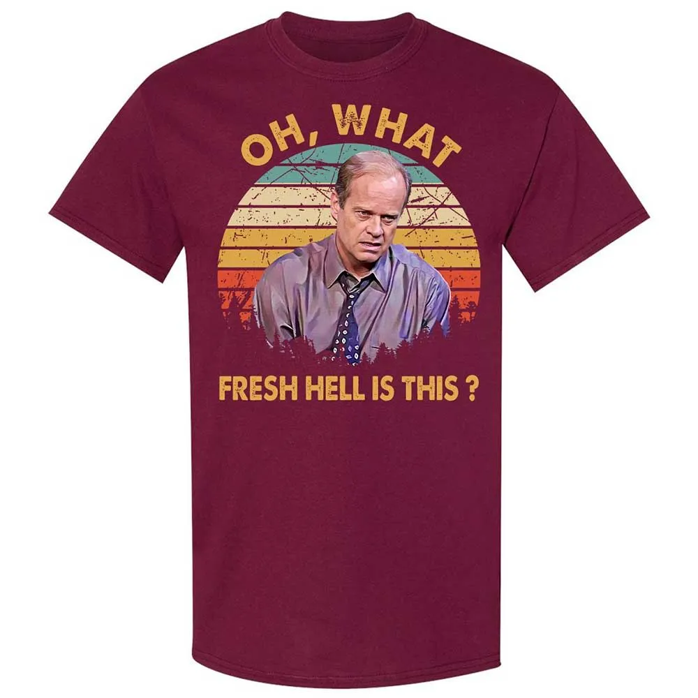 Oh What Fresh Hell Is This - Maroon - 8